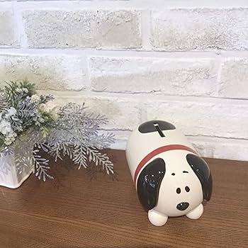 Amazon | Peanuts 貯金箱 マルマルバンク スヌーピー | 貯金箱